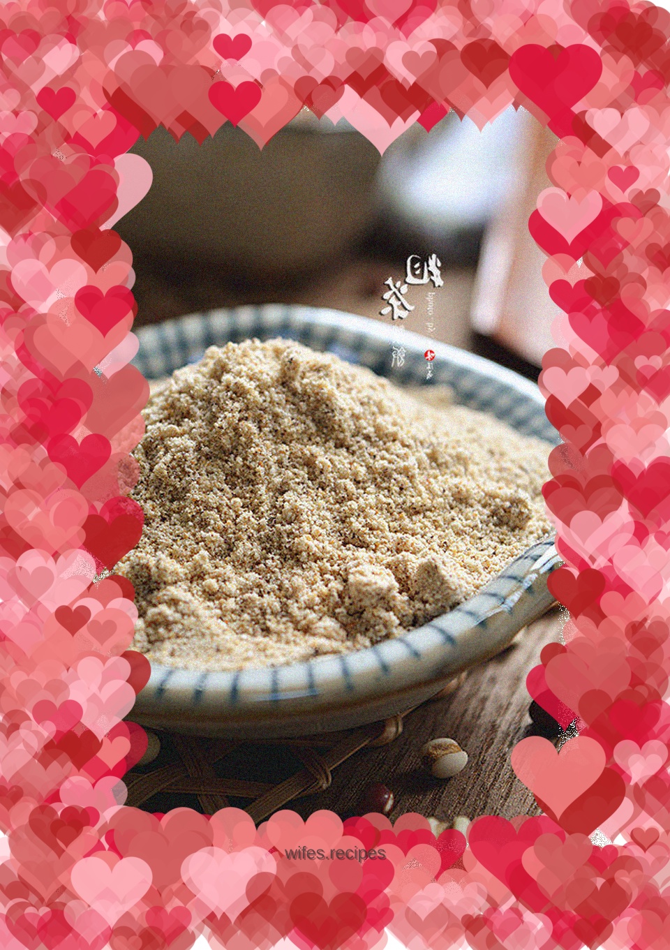 Red bean barley flour