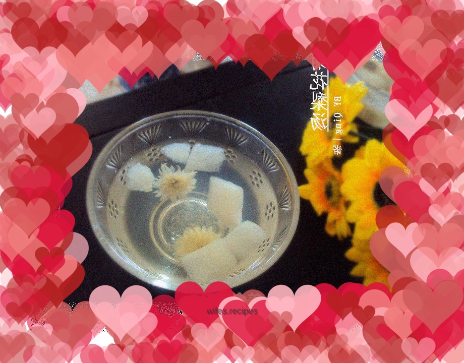 Chrysanthemum pear soup