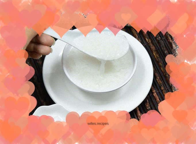 How to make coconut milk bird’s nest