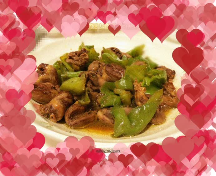 Stir-fried Chicken Hearts with Chili