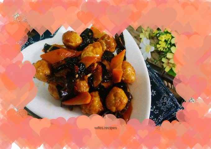 Fish flavored quail eggs