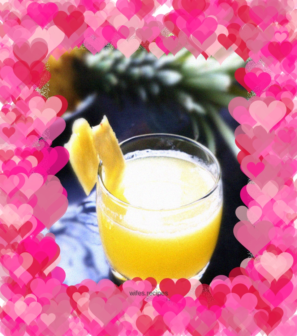 Freshly squeezed pineapple juice