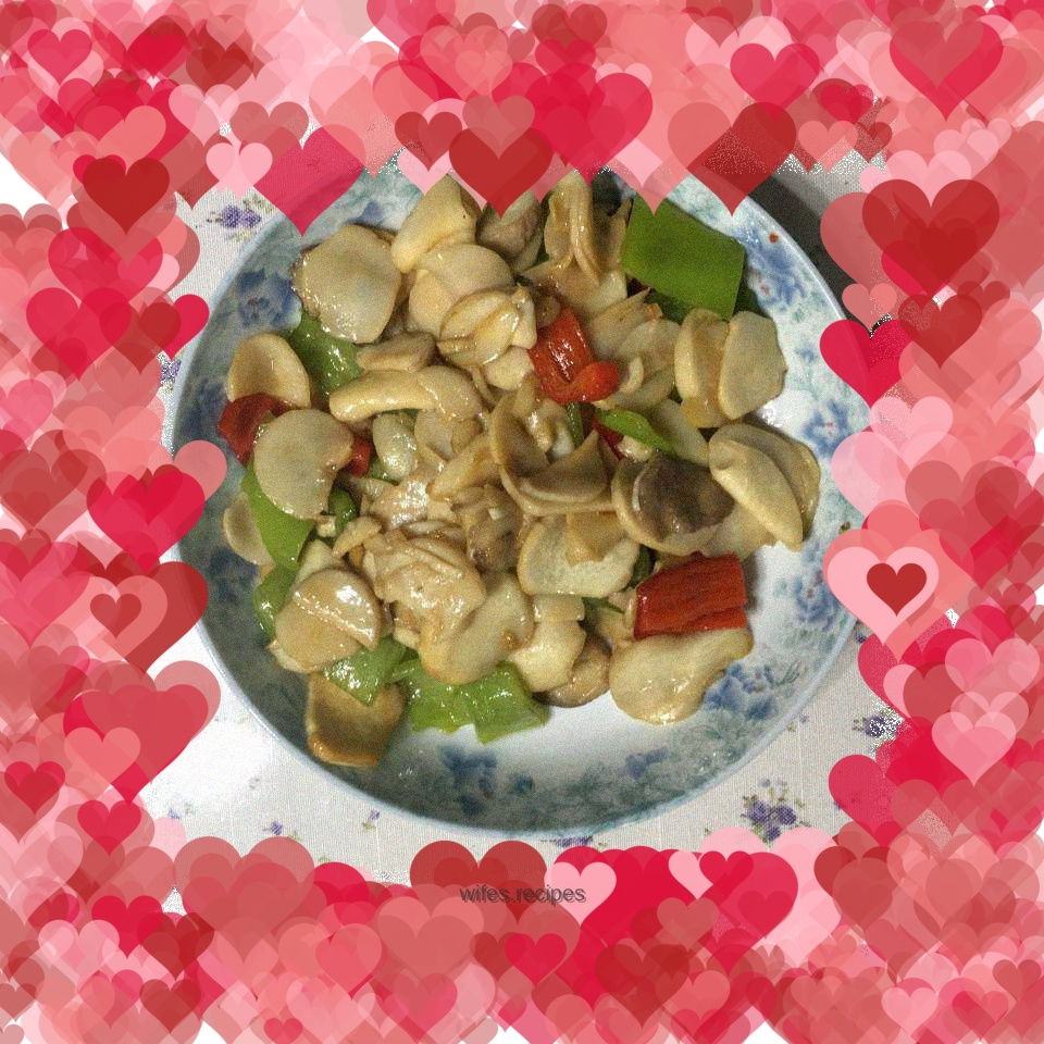 King Oyster Mushroom in Oyster Sauce