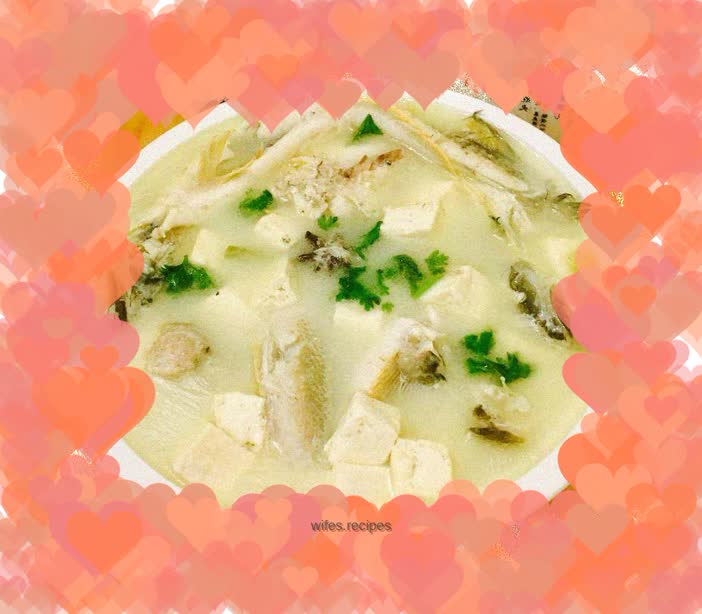 Stewed fish stewed with tofu