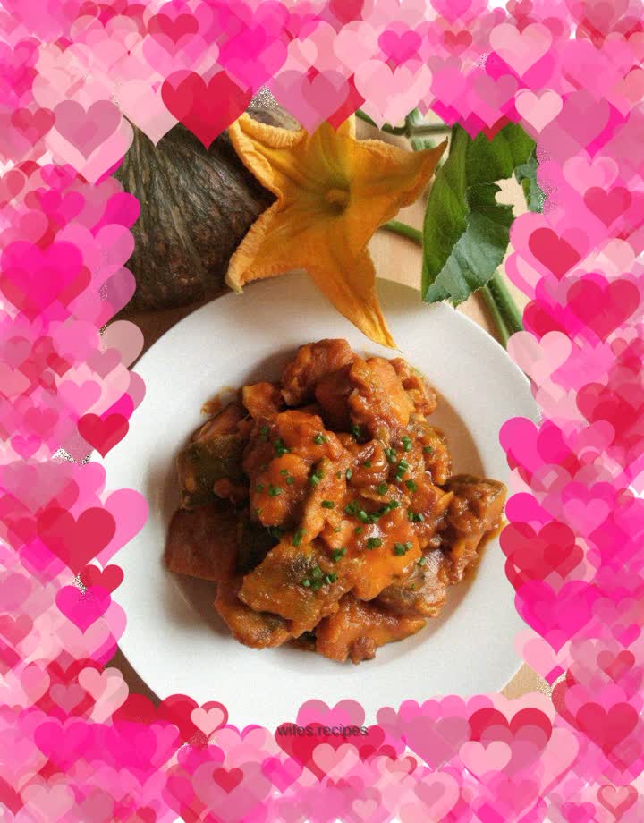 Braised pumpkin