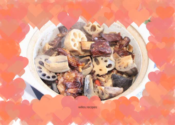 Pork Ribs and Stewed Lotus Root