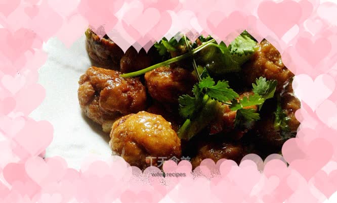 Burnt Tofu and Meatballs