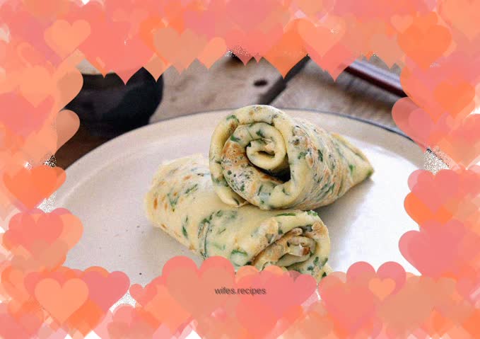 Shepherd's purse breakfast cake