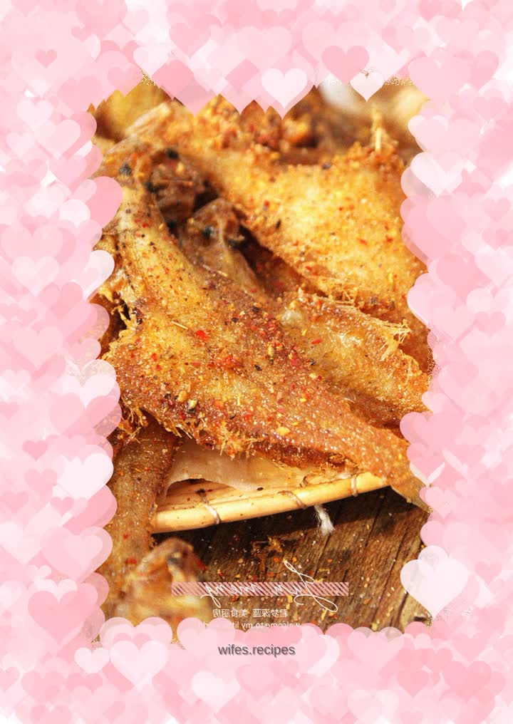 【Fried mini fish】--casual seafood snacks with salt and pepper flavor