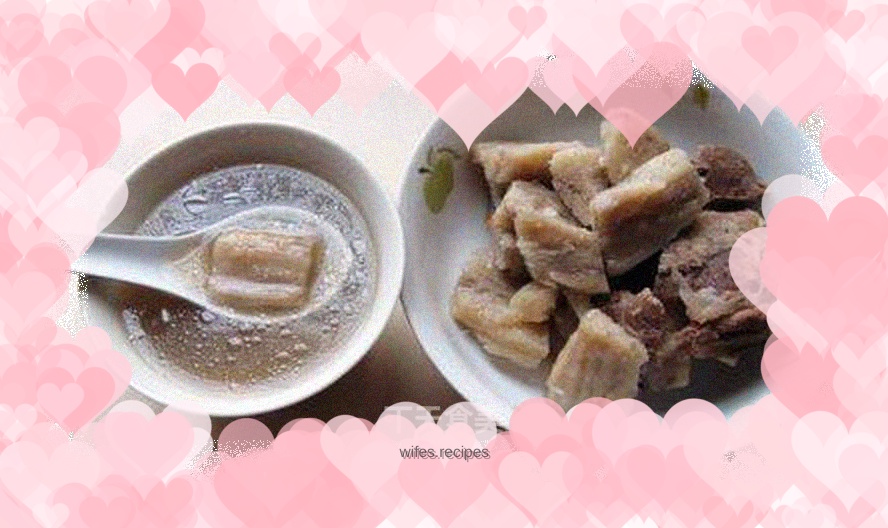 Lazy man's trick --- Pressure cooker steamed rice + kudzu fan bone soup