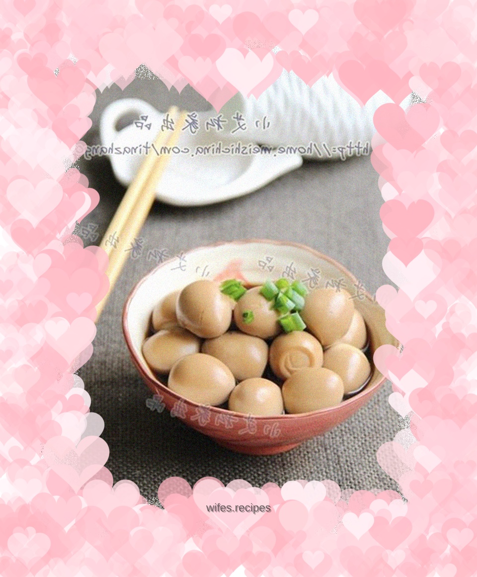 Quail eggs in oyster sauce