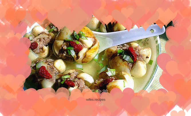 Pork belly with pork belly