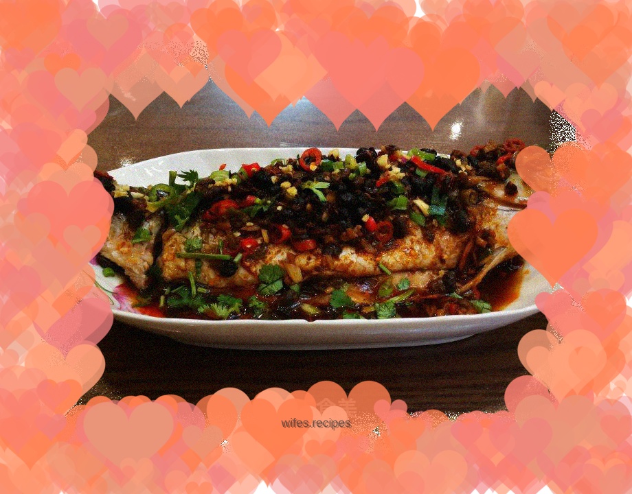Steamed Fish with Black Bean Sauce