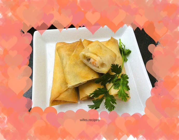 Shrimp Salad Spring Rolls