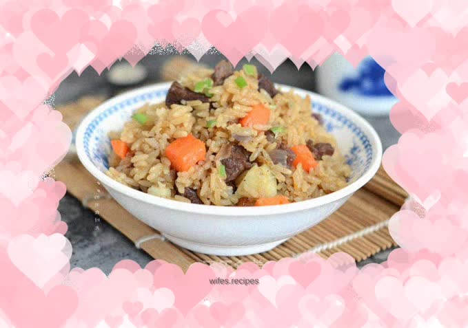 Potato and Beef Braised Rice