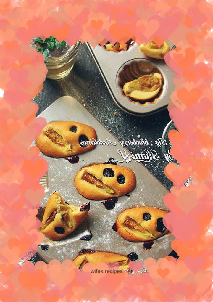 Fig Blueberry Madeleines