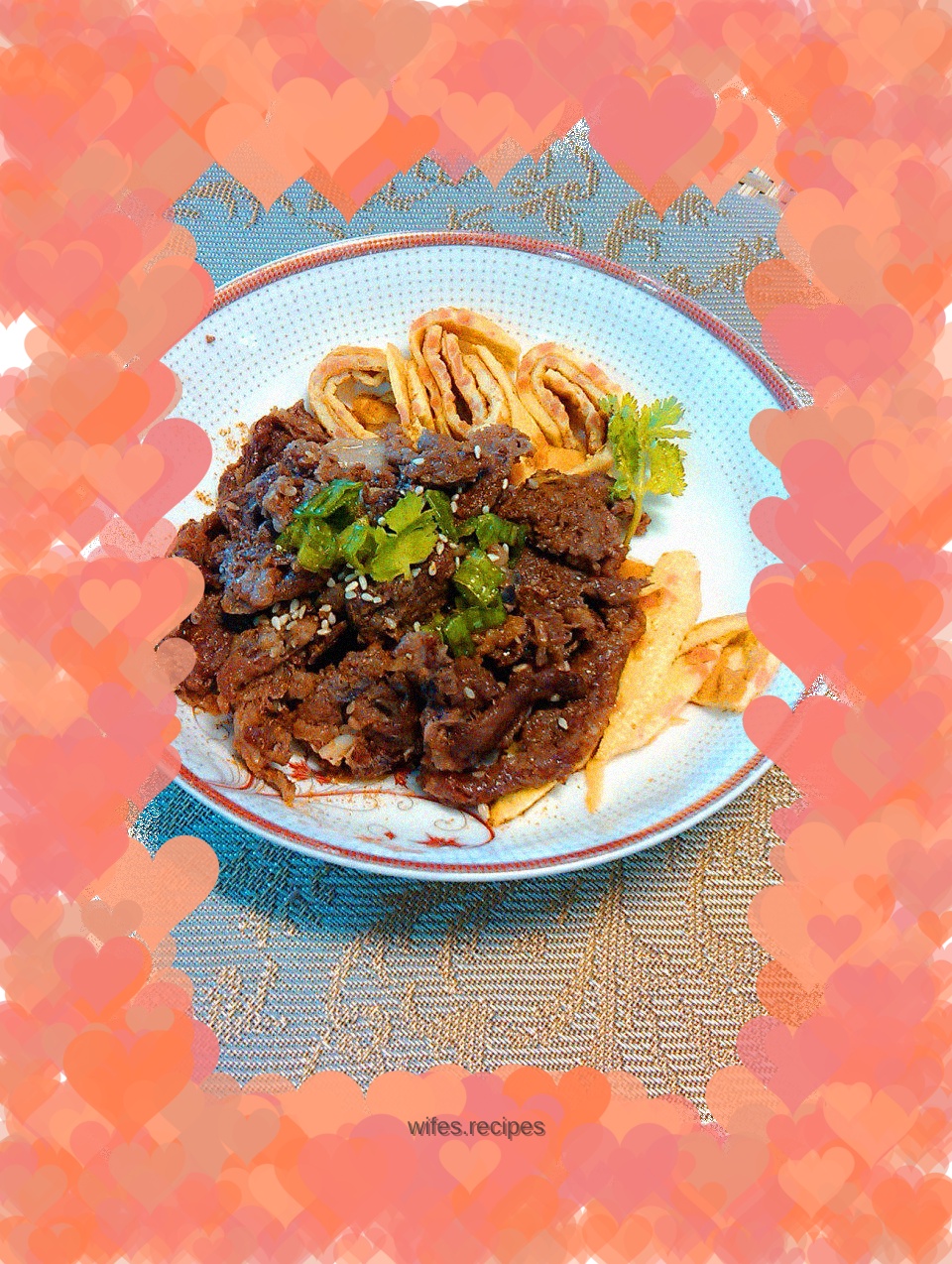 Grilled beef wrapped in paper