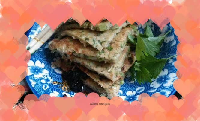 Potato and celery cake