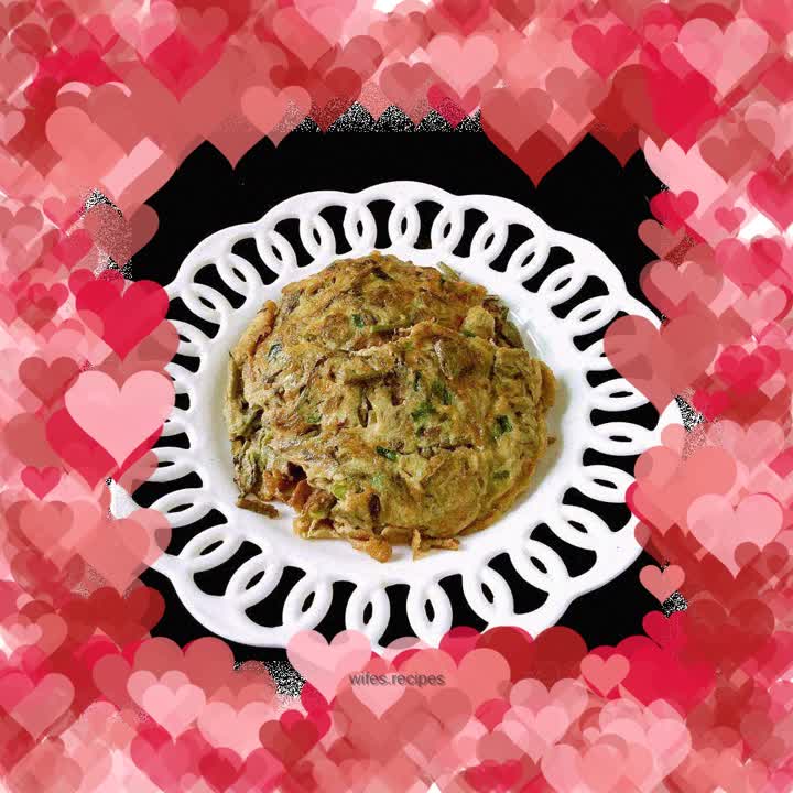 Chinese toon omelette