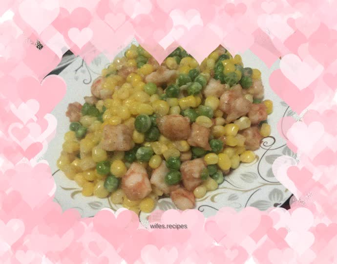 Green Beans, Corn and Shrimp