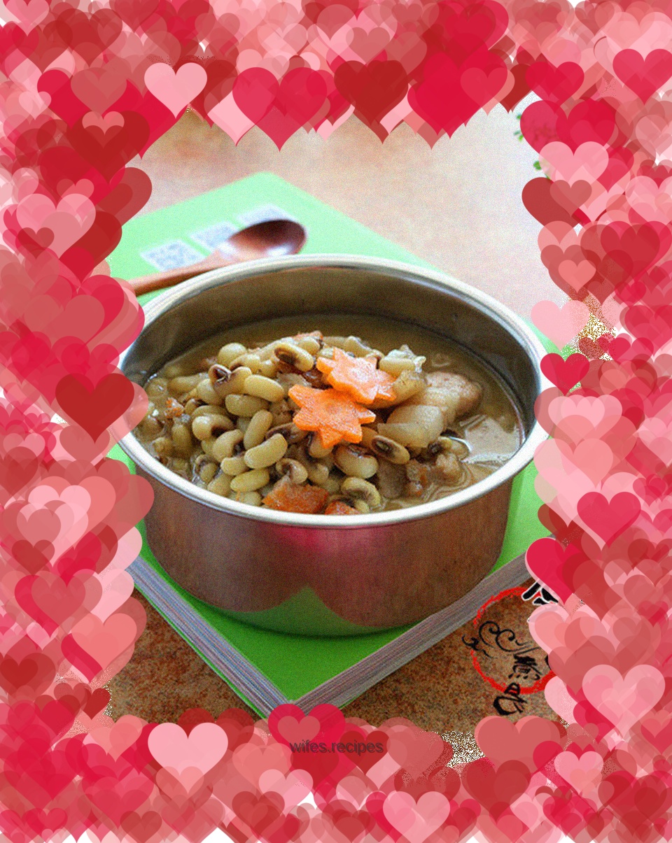 Shrimp and eyebrow beans