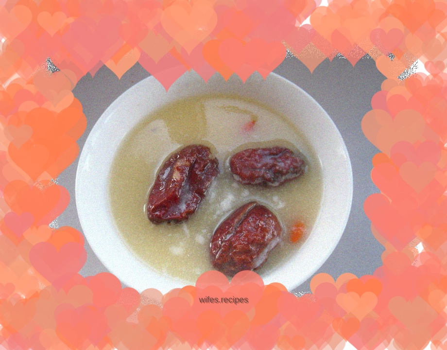 Cornmeal and red date paste