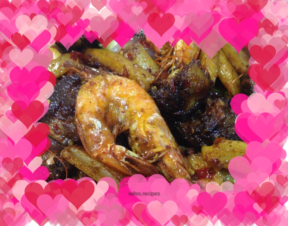 How to make dry pot pork ribs and shrimp