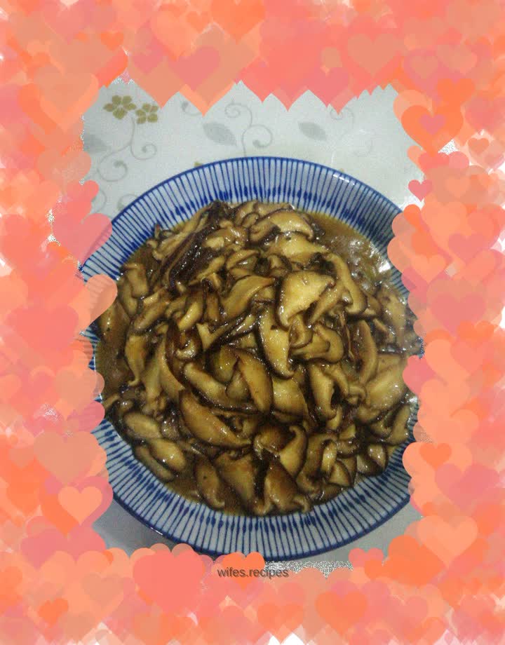 Vegetarian fried mushrooms