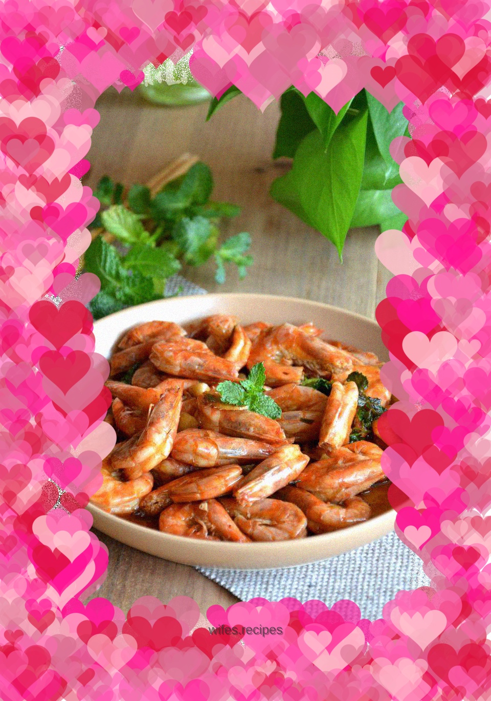 Grilled Shrimp with Mint and Pepper