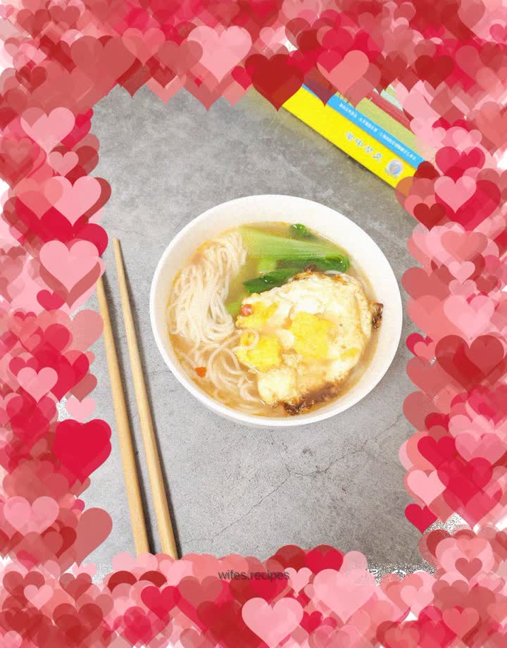 Egg Choy Sum Noodles