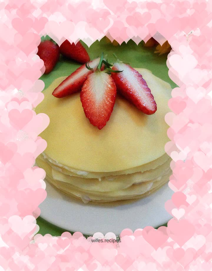 Strawberry layer cake