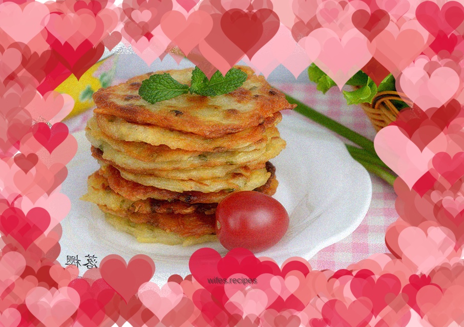 Potato shredded cake