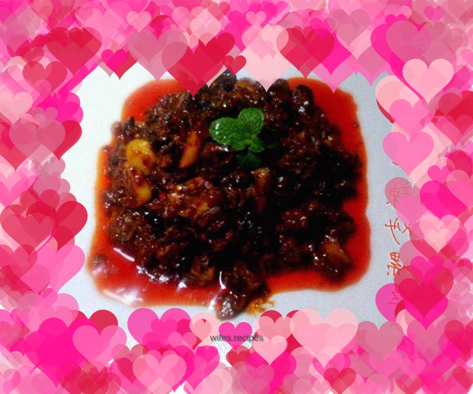 Spicy fried screw meat