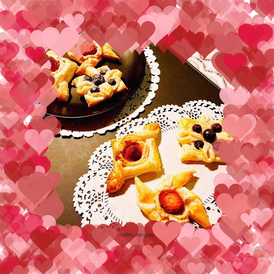 Fruit cheese mille-feuille