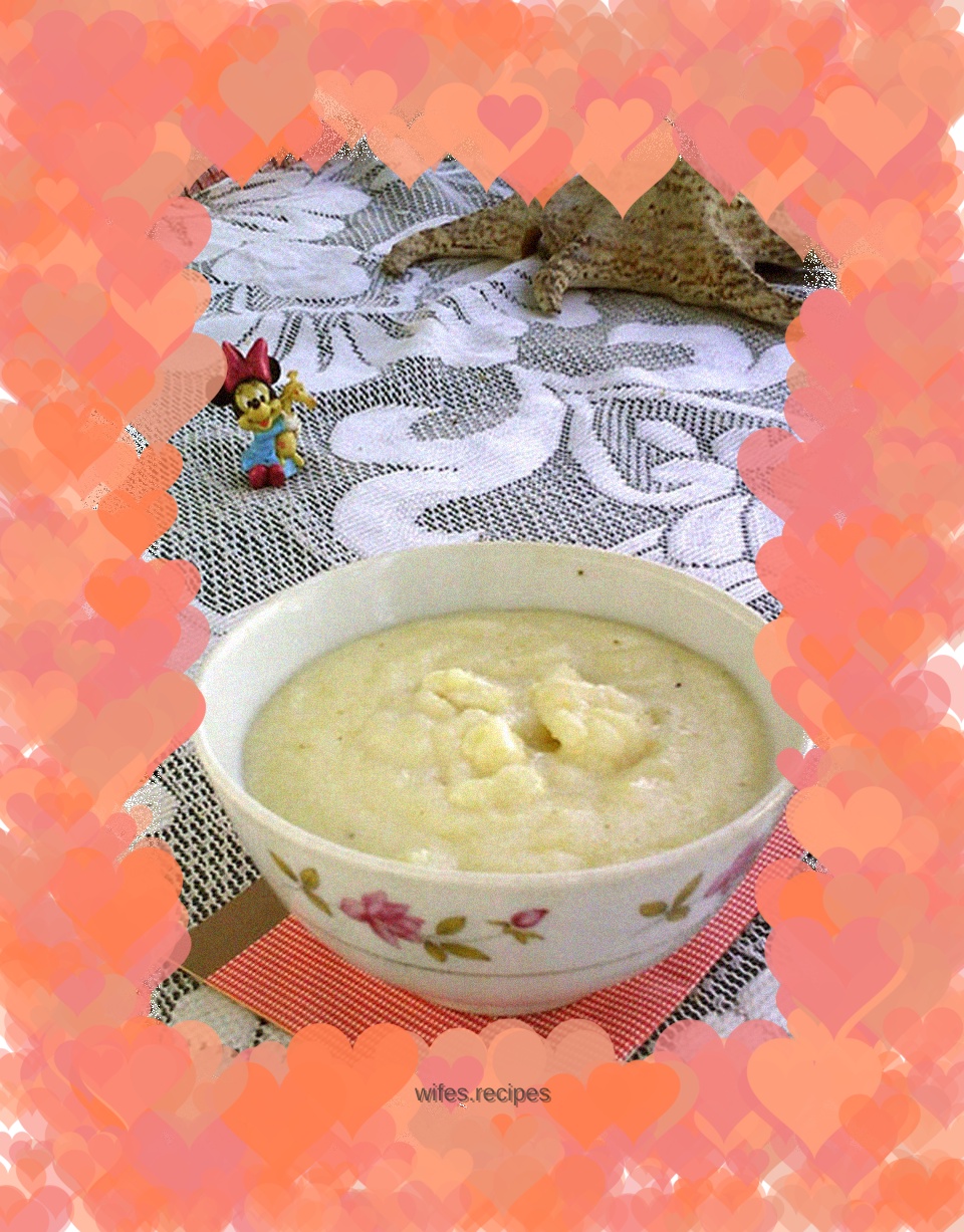 Milk cornmeal porridge