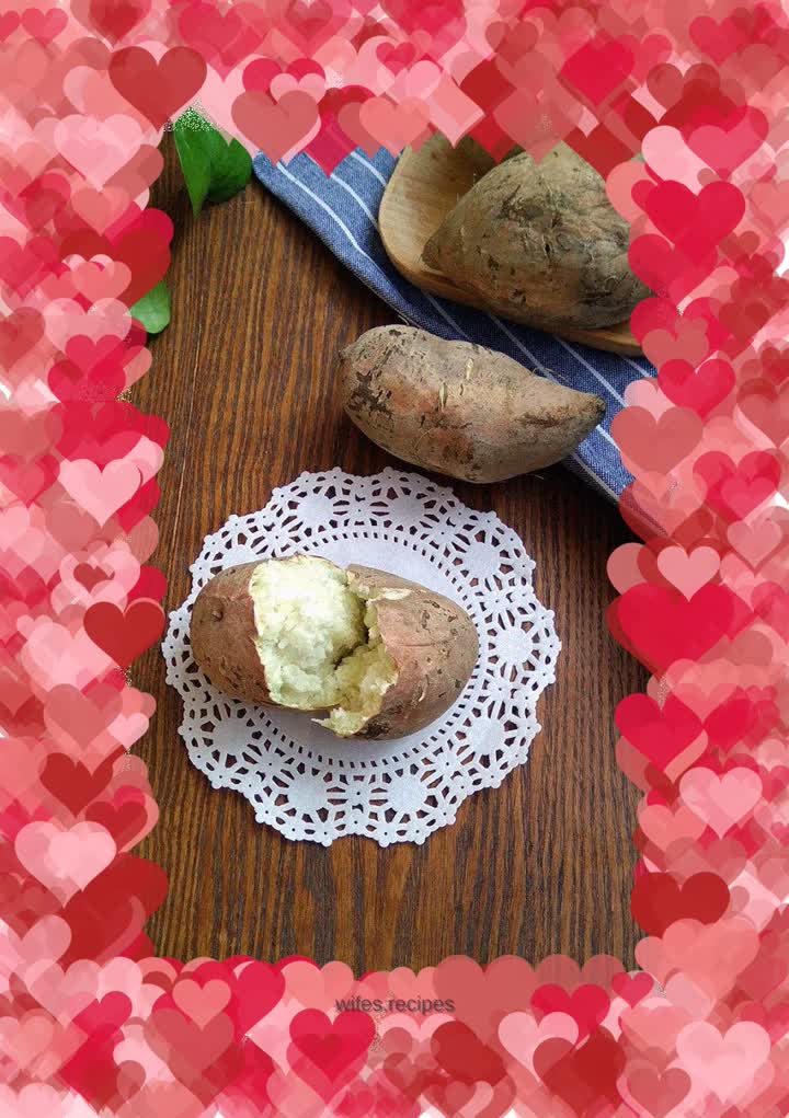 Air fryer version of roasted sweet potatoes