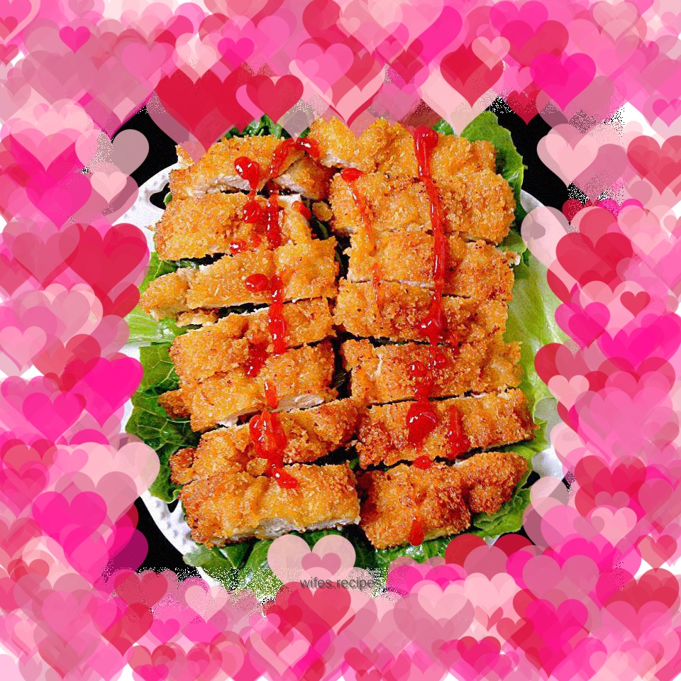 Crispy chicken steak