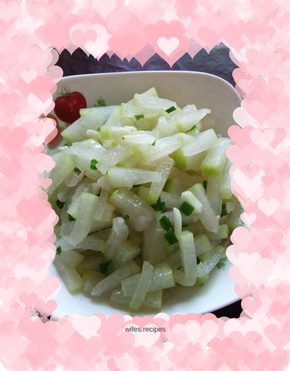 Stir-fried winter melon