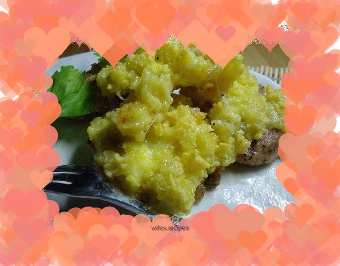 Almond Cheese Chicken Steak