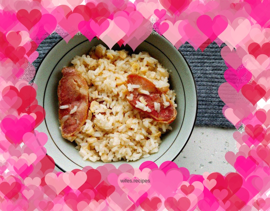 Braised Rice with Sausage
