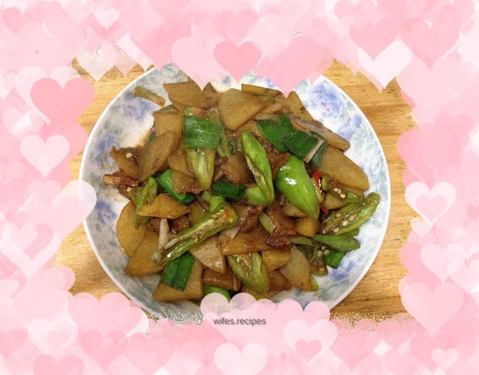 Stir-fried Pork Belly and Potato Slices