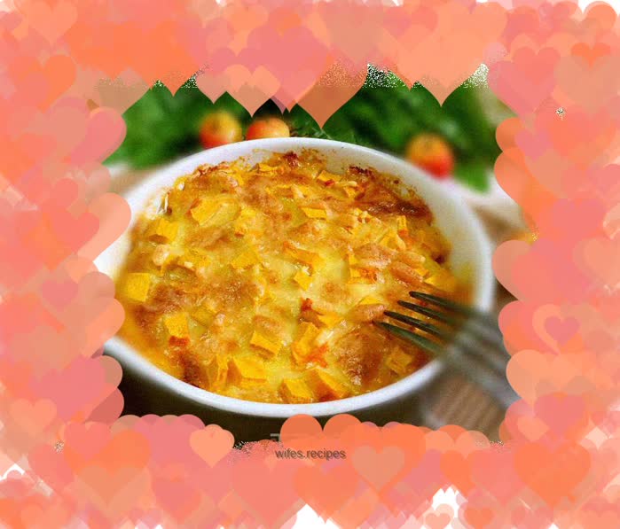Baked Pumpkin with Cheese