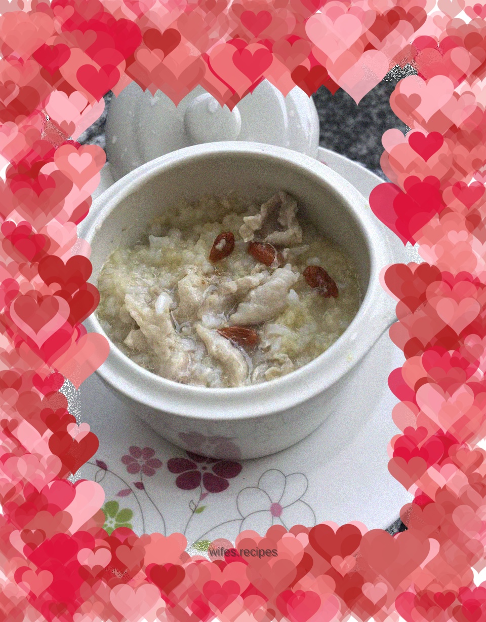 Lean pork with tendons