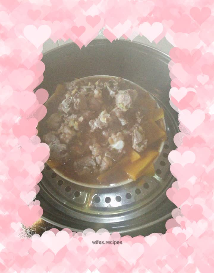 Pumpkin Steamed Pork Ribs