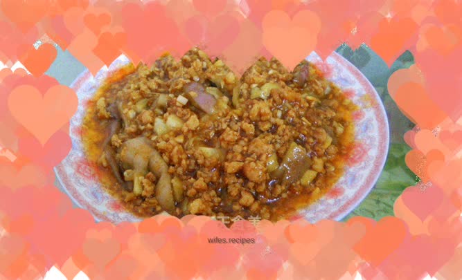 Minced Pork and Eggplant-Steamed Version