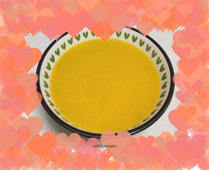 Smooth pumpkin juice