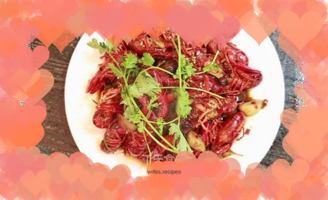 Shrimp with chopped pepper flavor