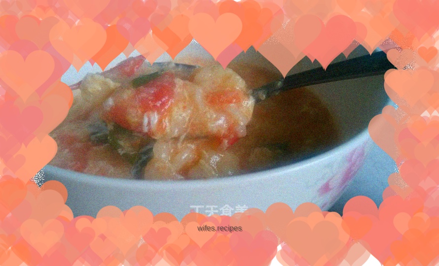 Tomato and Egg Pimple Soup
