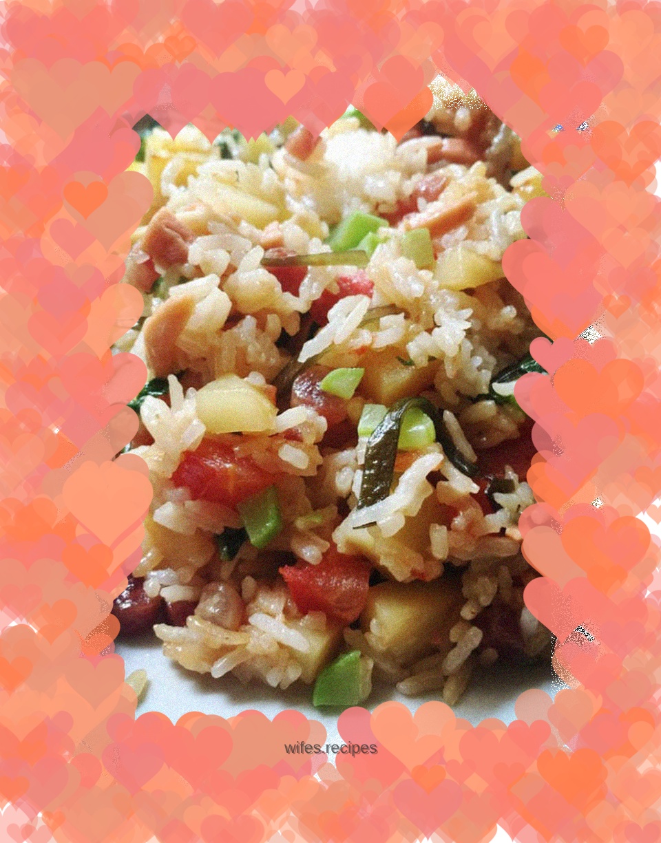 Potato and vegetable risotto