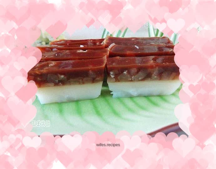 Two-color skin jelly